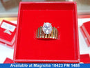 Women's Ring - Solitaire - Yellow Gold 14k (.585) 6.7 grams Size 5