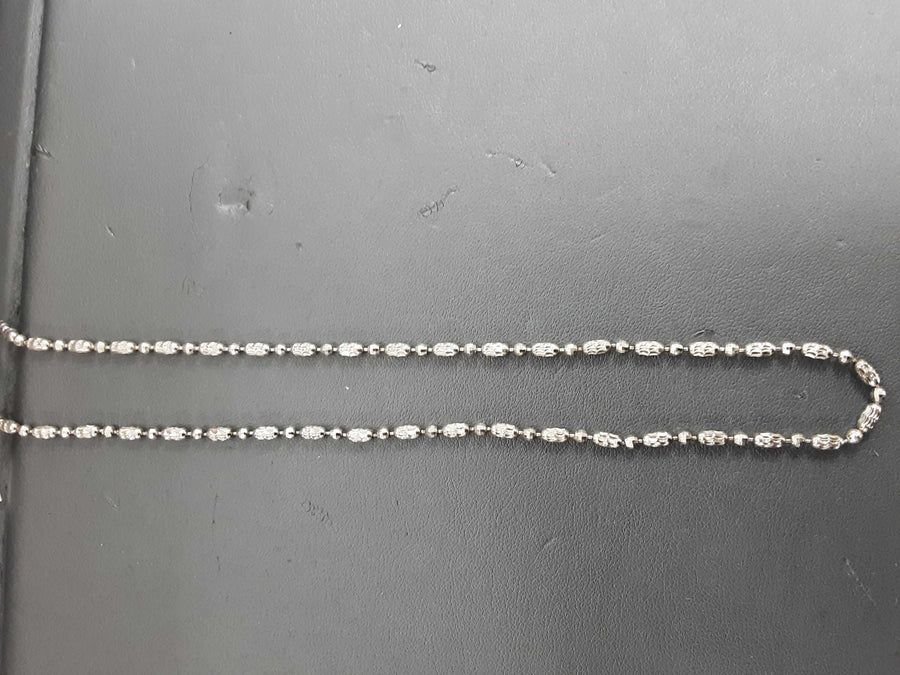 Bead Chain - Silver 7.3 grams 14 inch