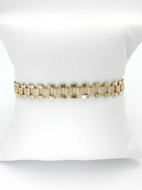Woven Bracelet - Yellow Gold 10k (.417) 7 grams 8 inch