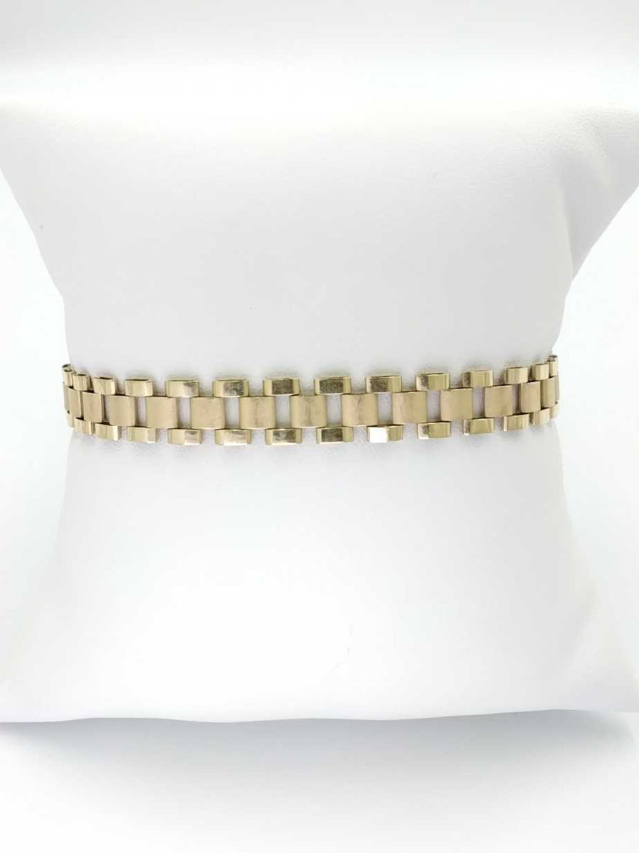 Woven Bracelet - Yellow Gold 10k (.417) 7 grams 8 inch