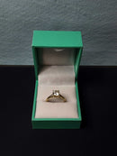 Ring - Wedding Set - Yellow Gold 14k (.585) 3 grams Size 7