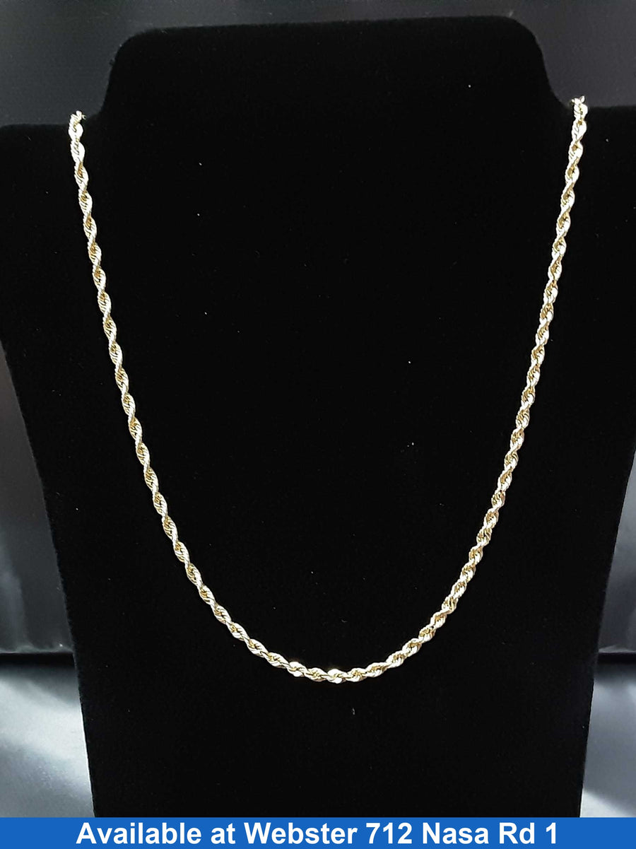 Rope Chain - Yellow Gold 10k (.417) 4 grams 22 inch
