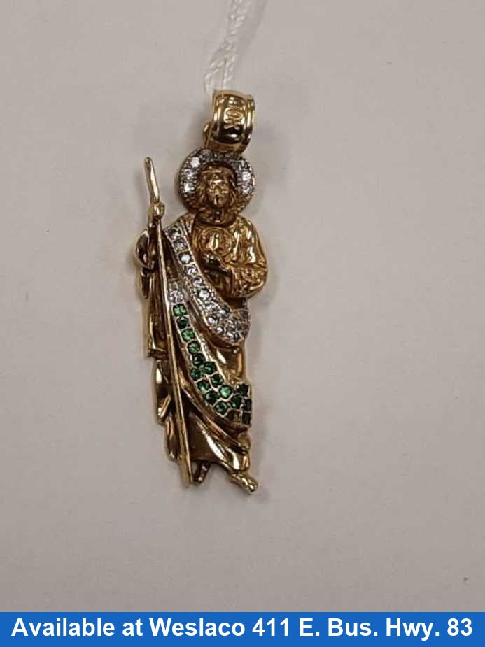 Religious Pendant - Yellow Gold 10k (.417) 4.8 grams