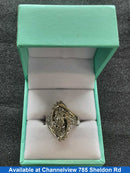 Women's Ring - White Gold 10k (.417) 6.3 grams Size 5