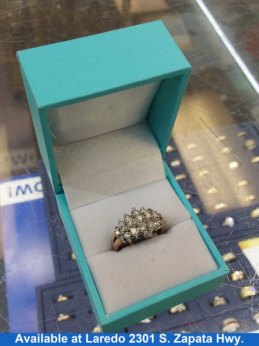 Women's Ring - Yellow Gold 14k (.585) 3.9 Grams Size 6.5