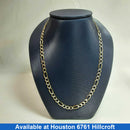 Figaro Chain - Yellow Gold 14k (.585) 12.6 grams 22 inch