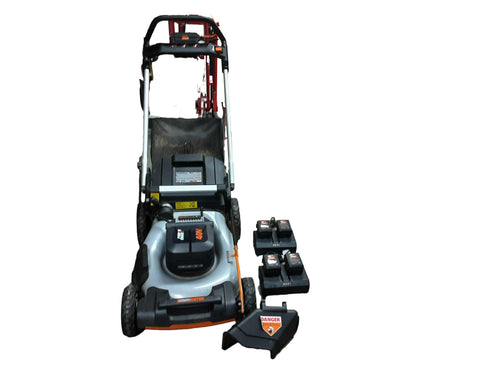Worx Nitro Gray Cordless Self Propelled Lawn Mower