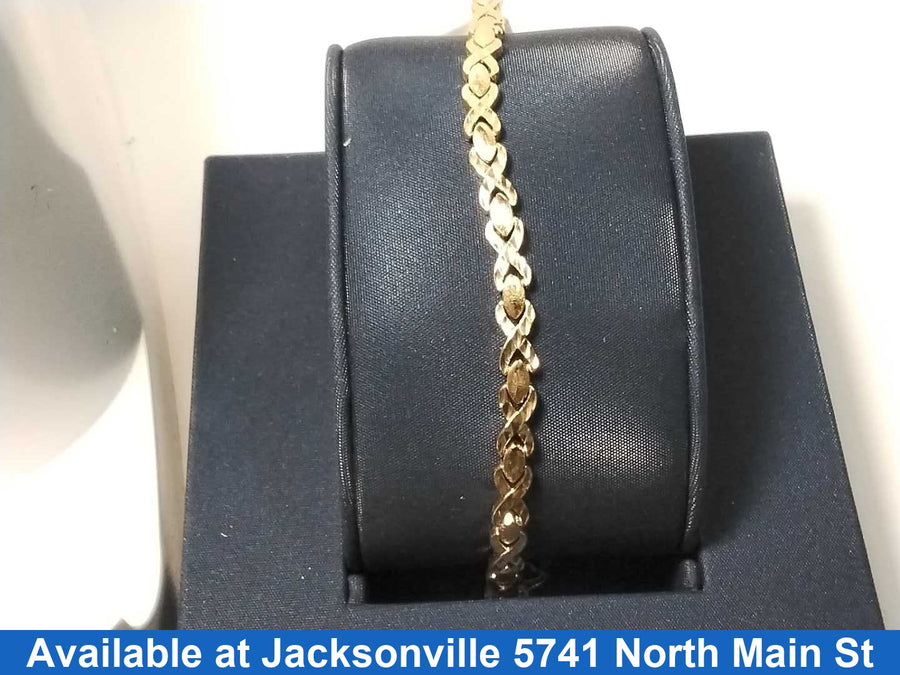 Bracelet - Yellow Gold 10k (.417) 6.9 grams 7 inch