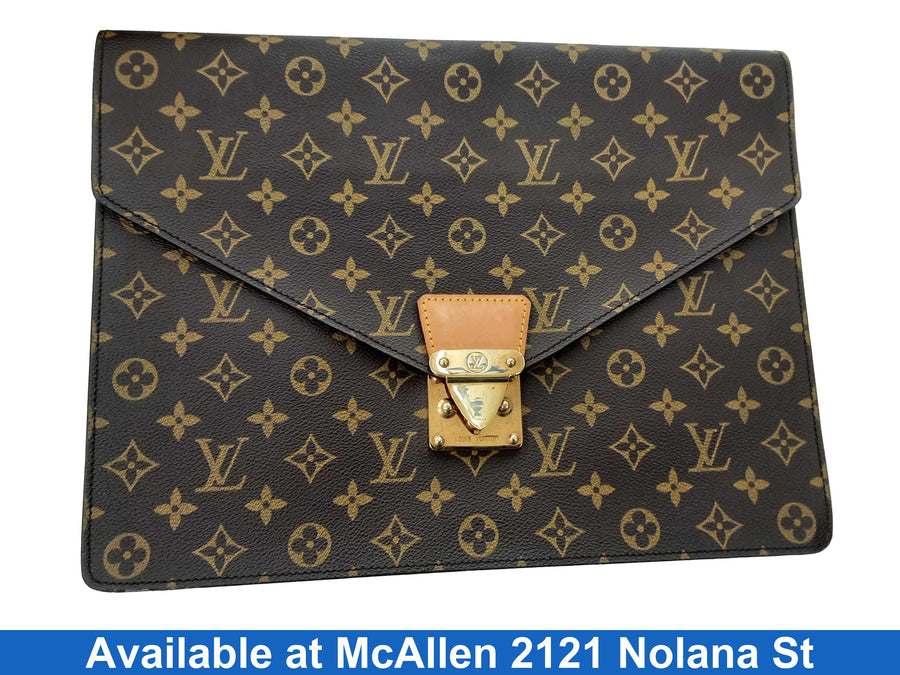 Louis Vuitton Mark Folder Brown Purse / Handbag