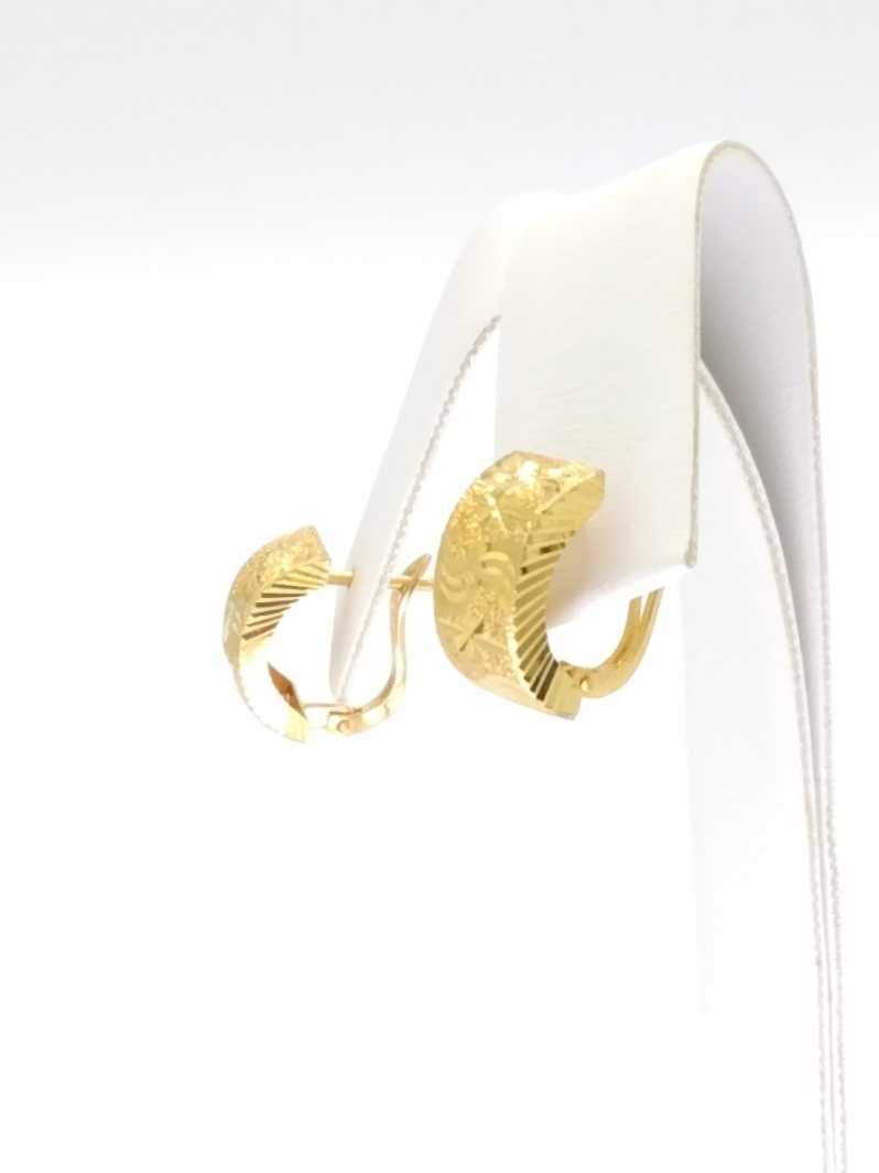 Bangle Earrings - Yellow Gold 14k (.585) 1.5 grams