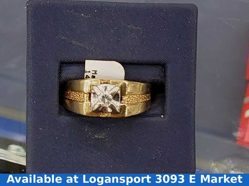 Men's Ring - Yellow Gold 14k (.585) 7.2 Grams Size 9