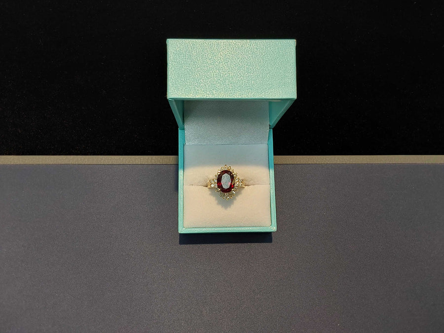 Women's Ring - Yellow Gold 14k (.585) 5.2 grams Size 9.5