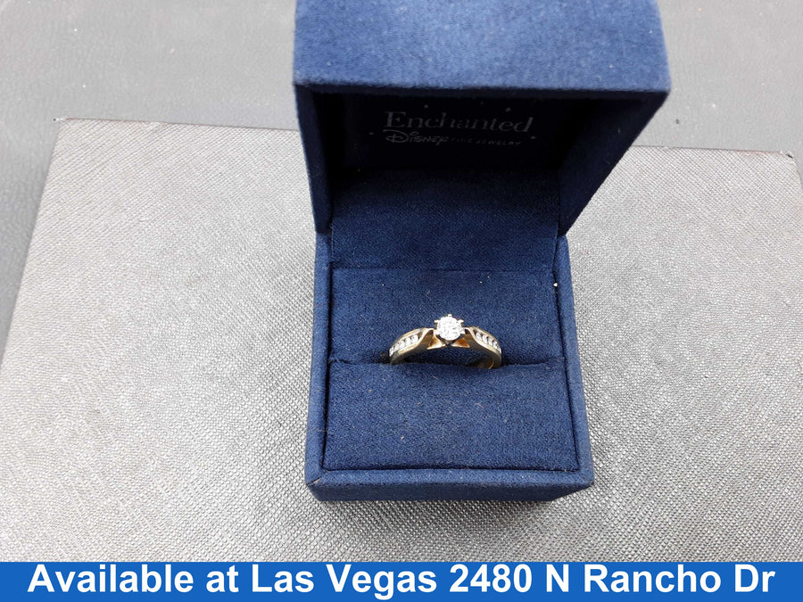 Ring - Wedding Set - Yellow Gold 14k (.585) 4.1 grams Size 20