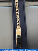 ID Bracelet - Yellow Gold 10k (.417) 26.9 grams 8 inch