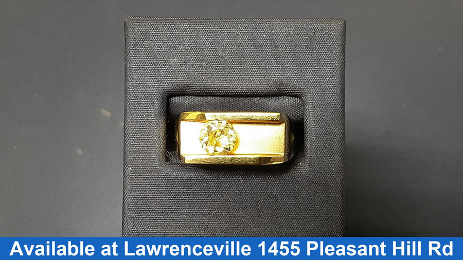 Men's Ring - Yellow Gold 14k (.585) 14.3 grams Size 9