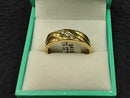 Ring - Wedding Band - Yellow Gold 14k (.585) 4.1 grams Size 11