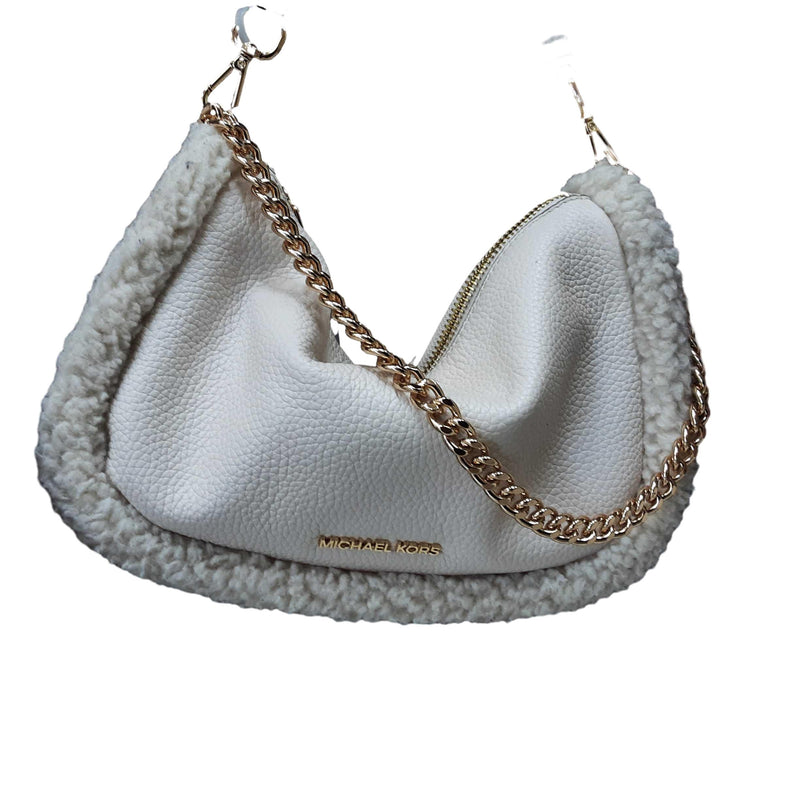 Michael Kors Fur Bag Beige / Tan Purse / Handbag