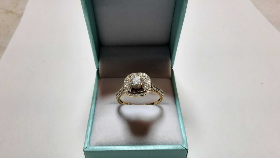 Women's Ring - Yellow Gold 10k (.417) 2.9 grams Size 10