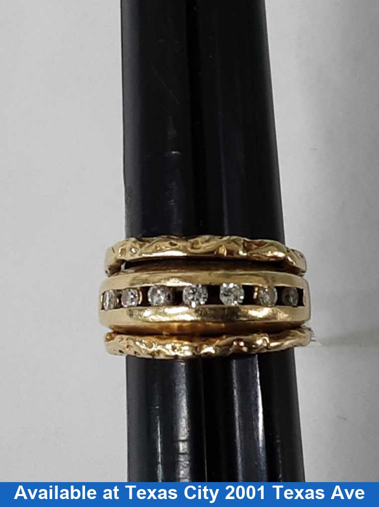 Women's Ring - Yellow Gold 10k (.417) 9.5 grams Size 5