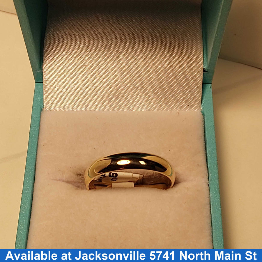 Ring - Wedding Band - Yellow Gold 10k (.417) 2.7 grams Size 9