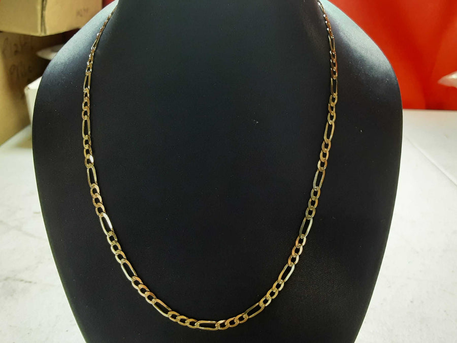 Figaro Chain - Yellow Gold 10k (.417) 8.2 grams 24 inch
