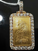 Coin Pendant - Yellow Gold 24k (.999) 11.5 grams