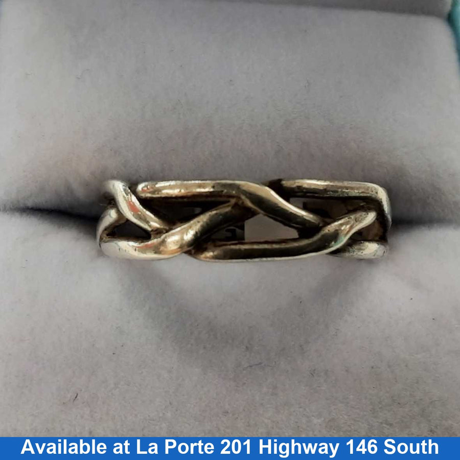 Ring - Wedding Band - Silver 3.4 grams Size 10