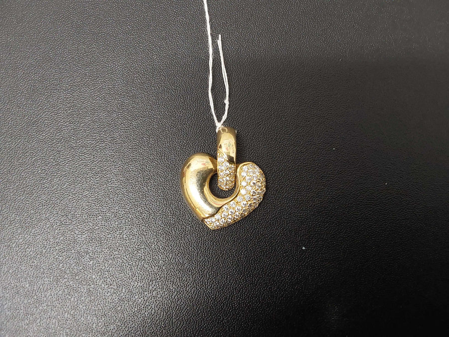 Diamond Pendant - Yellow Gold 14k (.585) 9.7 grams