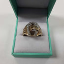 Men's Ring - Yellow Gold 10k (.417) 7.6 grams Size 10