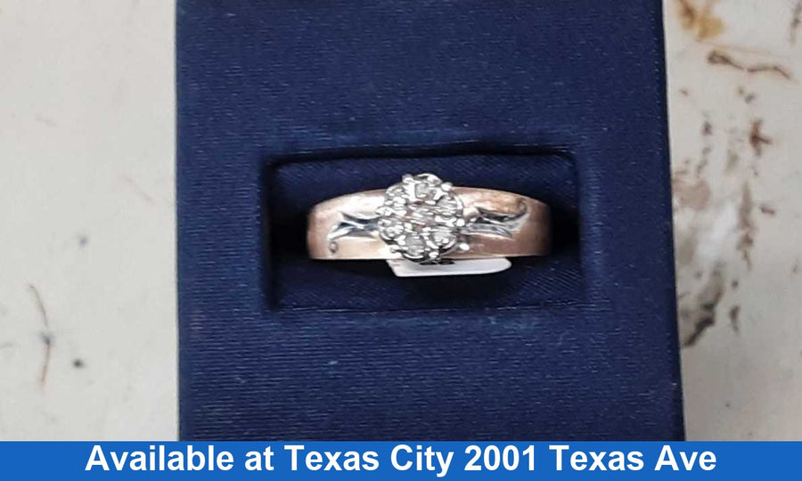 Women's Ring - Yellow Gold 10k (.417) 2.8 grams Size 9