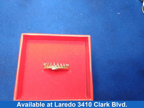 Women's Ring - Yellow Gold 10k (.417) 1 grams Size 7.5