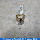 Women's Ring - Solitaire - Yellow Gold 14k (.585) 8.8 grams Size 7