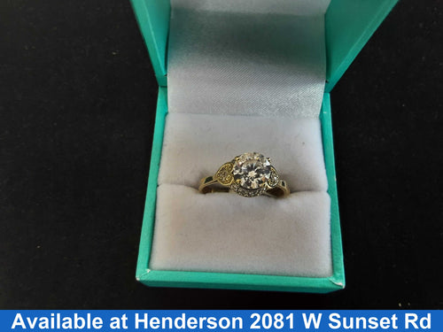 Ring - Wedding Set - Yellow Gold 14k (.585) 2.7 grams Size 10