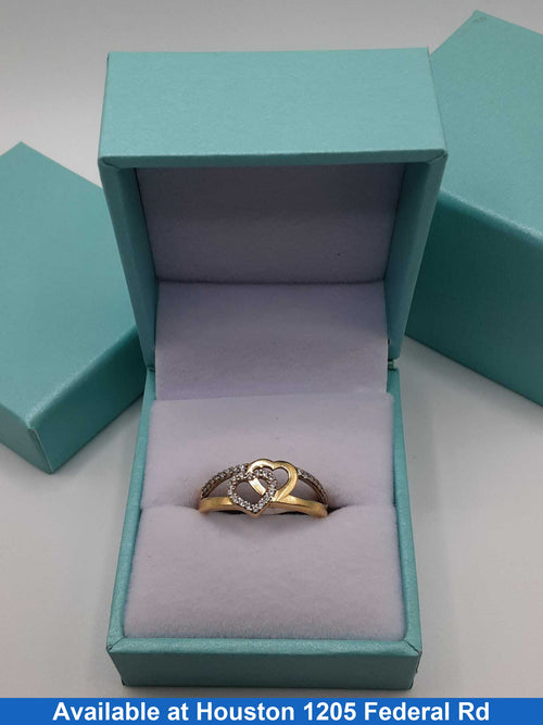 Women's Ring - Yellow Gold 14k (.585) 2.2 grams Size 7
