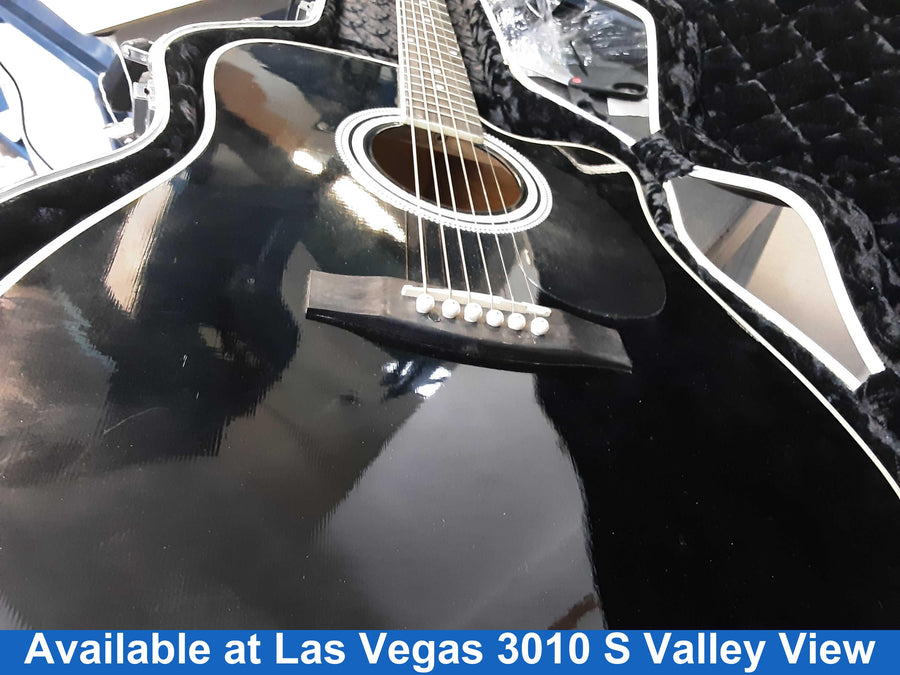 Esteban Alc-200 Black Acoustic / Electric Classic Guitar