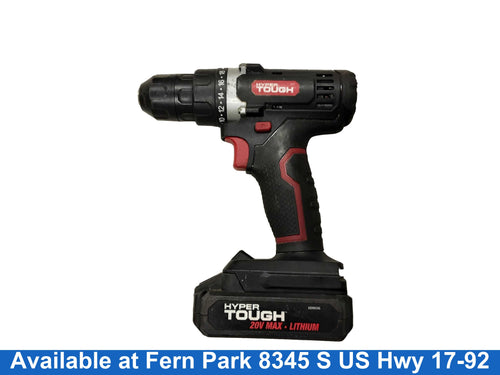 Hyper Tough 6078 Black Cordless Standard Drill