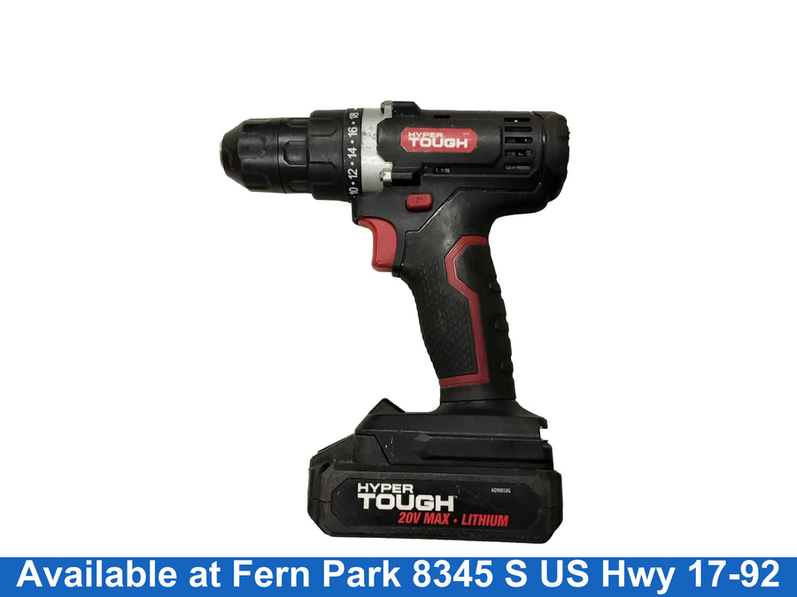 Hyper Tough 6078 Black Cordless Standard Drill