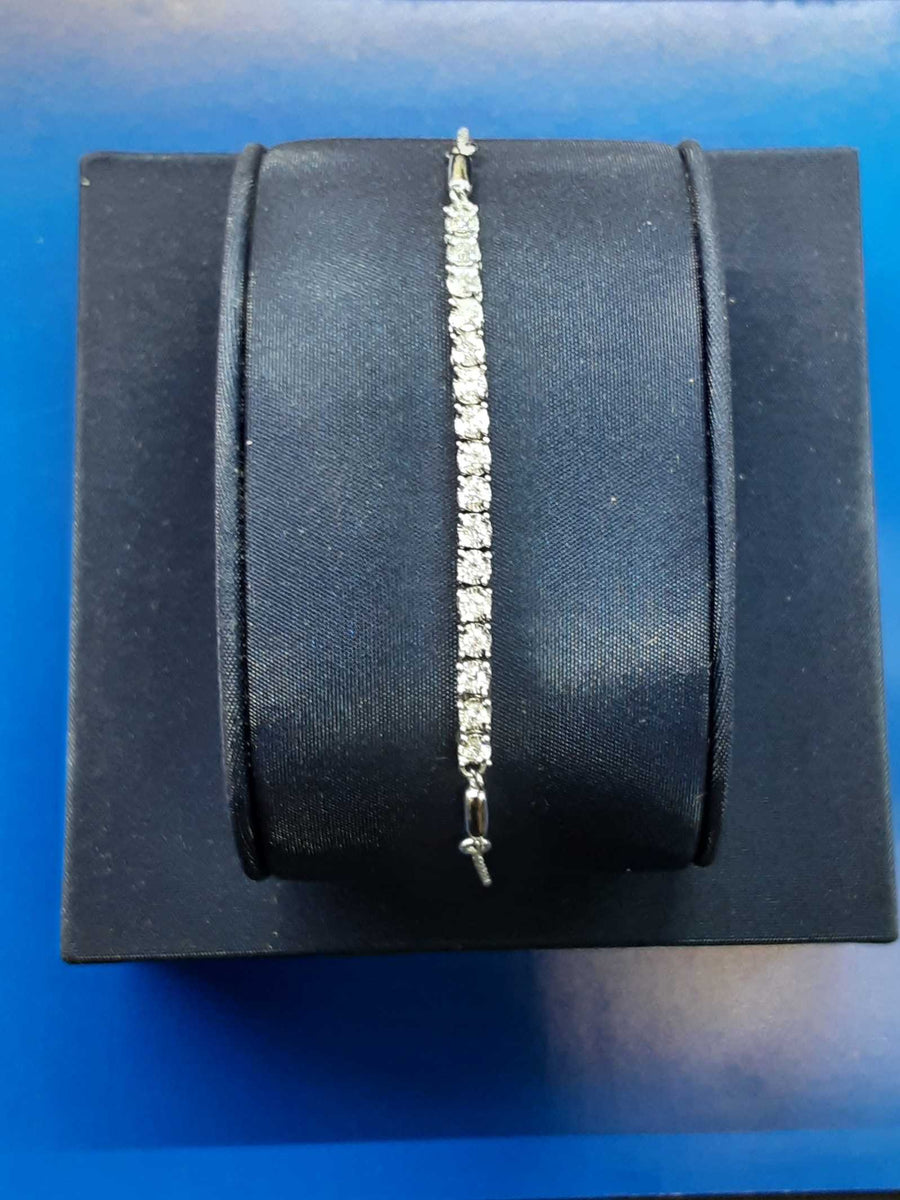 Tennis Bracelet - Silver 4.2 grams 12 inch