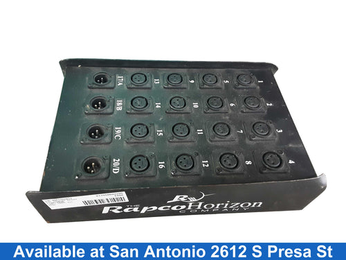 The Rapcohorizon 100ft Snake Mic Black Misc. Stereo Accessory