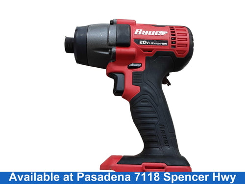 Bauer 1781c-b1 Red Cordless Impact Drill