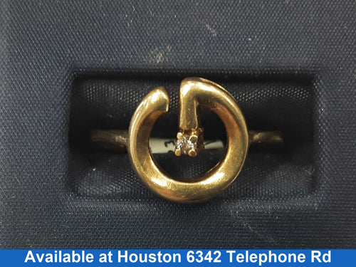 Women's Ring - Yellow Gold 14k (.585) 3.7 grams Size 8.5