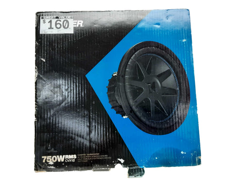 Kicker Compvx Black Car Sub-Woofer
