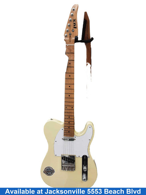 Lyxpro Yellow Electric Classic Guitar