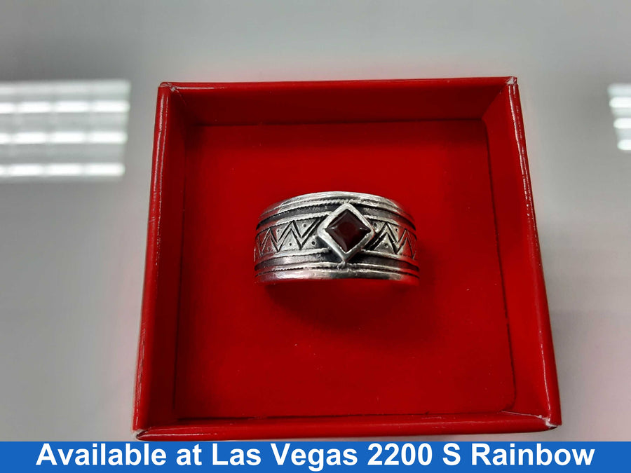 Men's Ring - Silver 6.9 grams Size 9