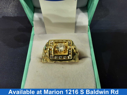 Men's Ring - Yellow Gold 14k (.585) 13.1 grams Size 10