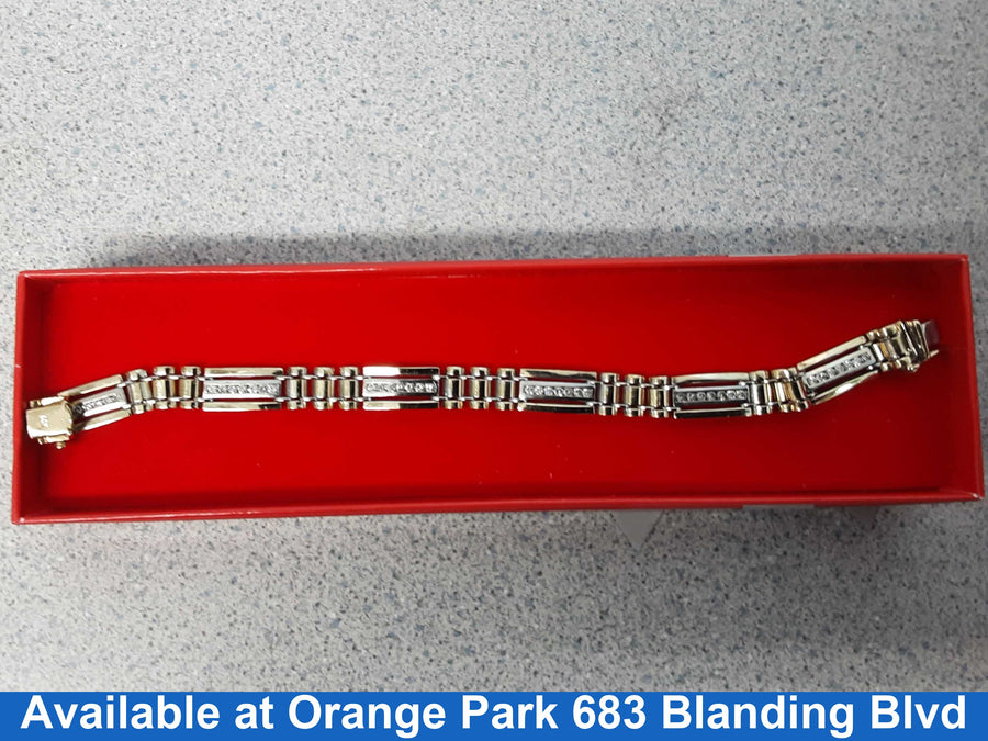 Tennis Bracelet - Yellow Gold 14k (.585) 32.2 grams 8 inch