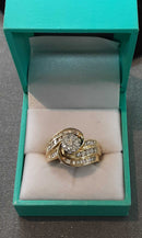 Women's Ring - Yellow Gold 14k (.585) 7.3 grams Size 8.5