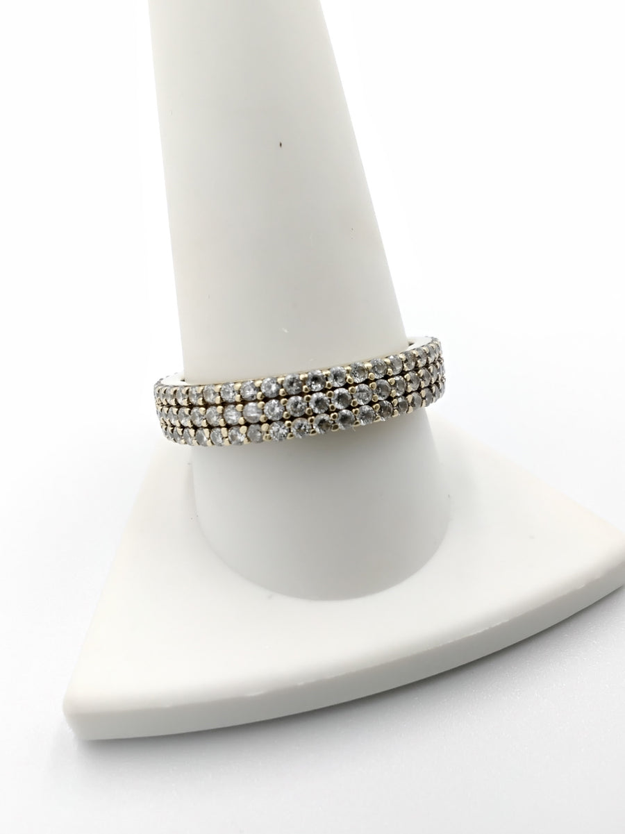 Ring - Wedding Band - Yellow Gold 10k (.417) 4.1 grams Size 11