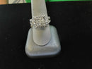 Lady's Ring - Anniversary White Gold 14k (.585) 7.8 grams Size 8.5