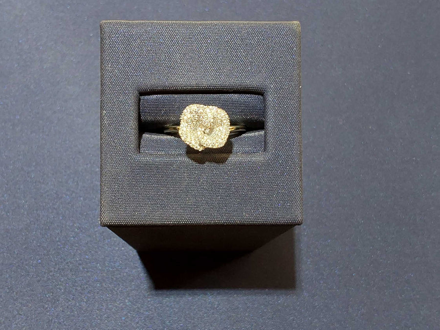 Women's Ring - Tricolor Gold 18k (.750) 2.6 grams Size 4